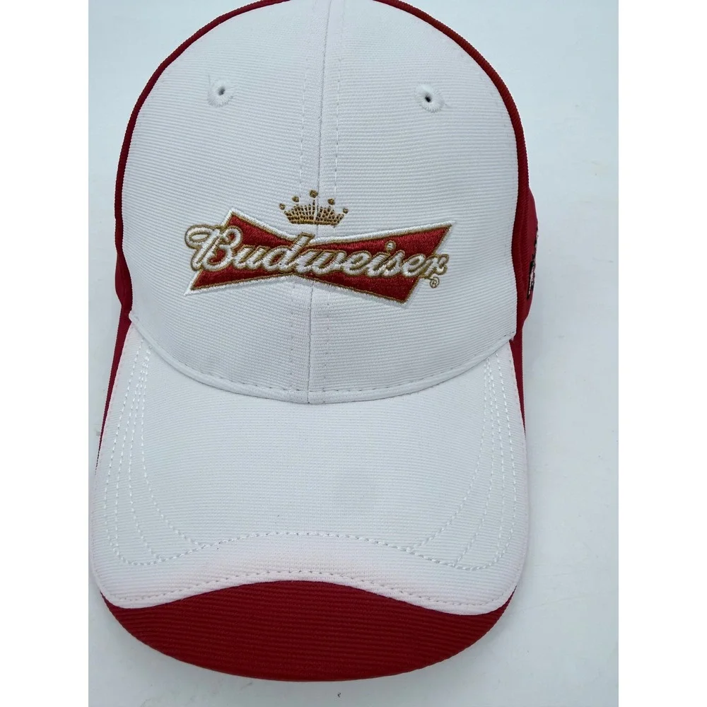 Kevin Harvick #4 NASCAR Hat Red White Budweiser Adjustable Chase Authentics Cap